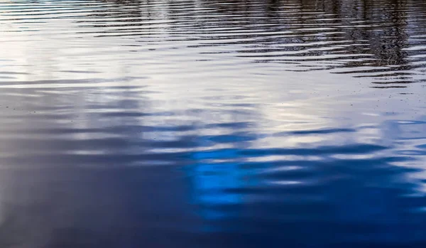 Detailed View Water Surfaces Baltic Sea Waves Reflections — 스톡 사진