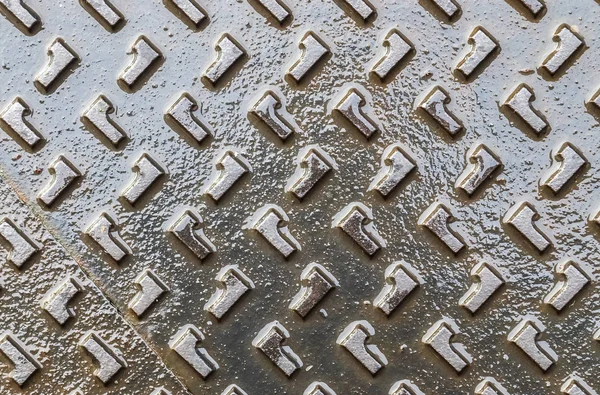 Detailní Pohled Zblízka Průmyslové Kovové Ocelové Povrchy — Stock fotografie