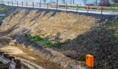 Etkin bir inşaat alanına yakın görüntü