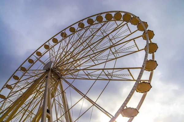 Grande Roue Blanche Trouvée Kiels Week Dans Nord Allemagne — Photo