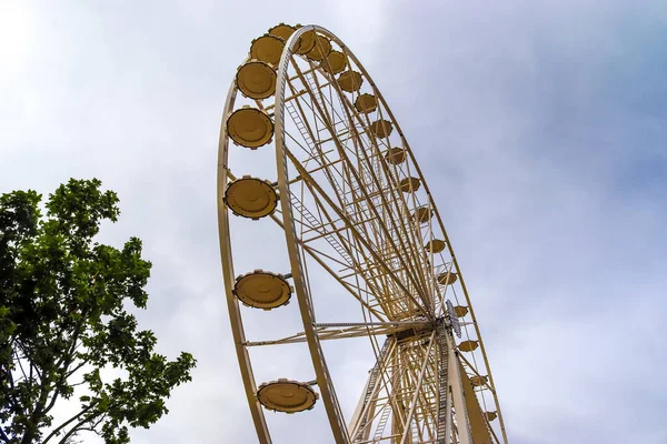 Roda Gigante Branca Grande Encontrada Semana Kiels Norte Alemanha — Fotografia de Stock