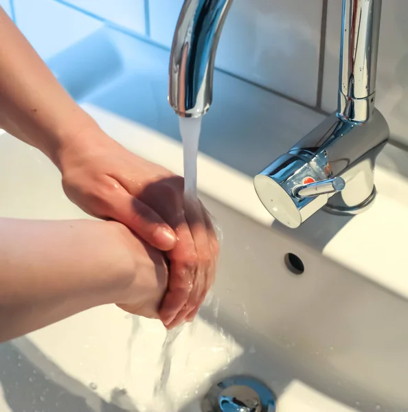 Cleaning Washing Hands Soap Prevention Outbreak Coronavirus 2019 Ncov — Stock Photo, Image