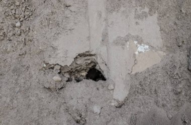 Yüksek çözünürlükteki kum zemininin yüzeyini ve dokularını kapat