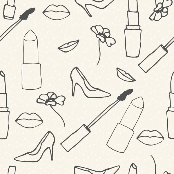 vektörsüz kadın güzellik deseni 