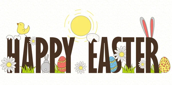  Mutlu Paskalya vektörü çizimleri