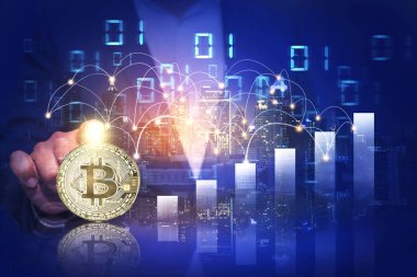 Bitcoin. Şifreli para birimi Altın Bitcoin, Btc, Bit Coin. Altın bit