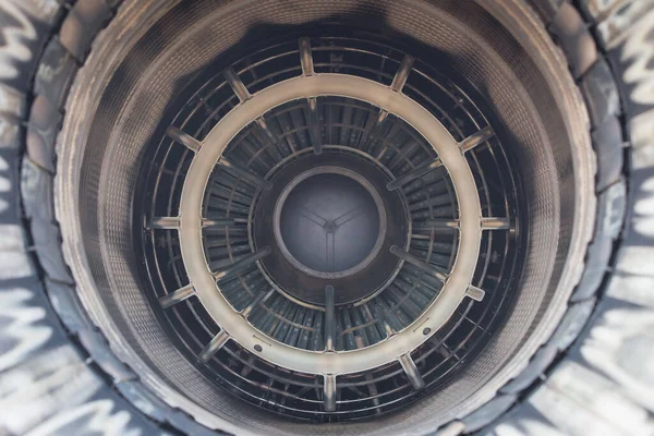 Close Jet Fighter Afterburner F16 Fighter Plane Engine — Stock Photo, Image