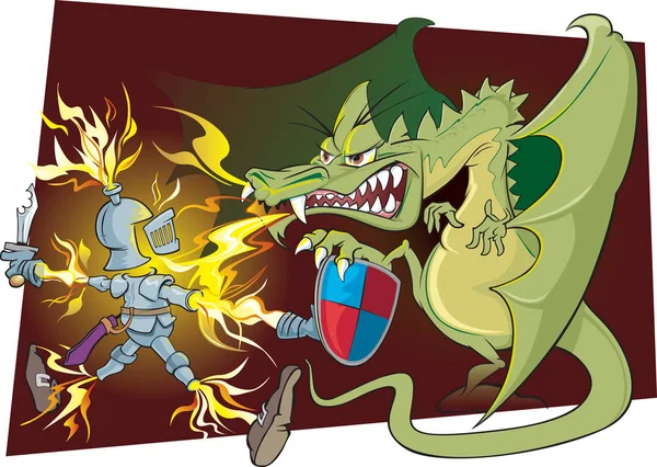 Kendini savunmak karikatür Dragon 