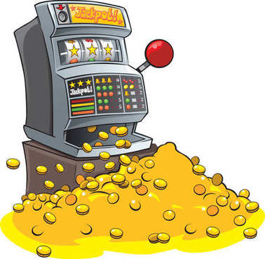 Bir çizgi film meyve makine