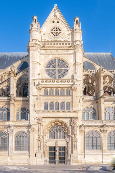 Parijs Saint Eustache Kerk Herfst Prachtig Monument Buurt Van Halles — Stockfoto