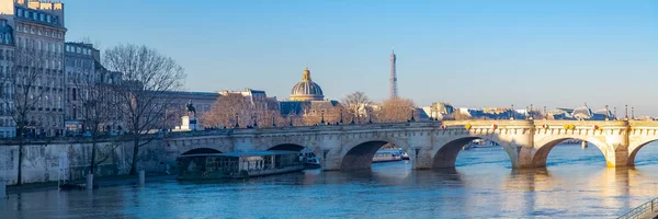 Parigi Pont Neuf Sulla Senna Panorama Tipico Della Capitale Francese — Foto Stock