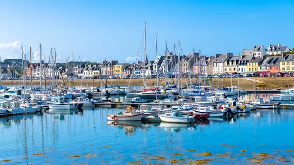 Camaret Sur Mer Brittany Harbor Typical Houses — 스톡 사진