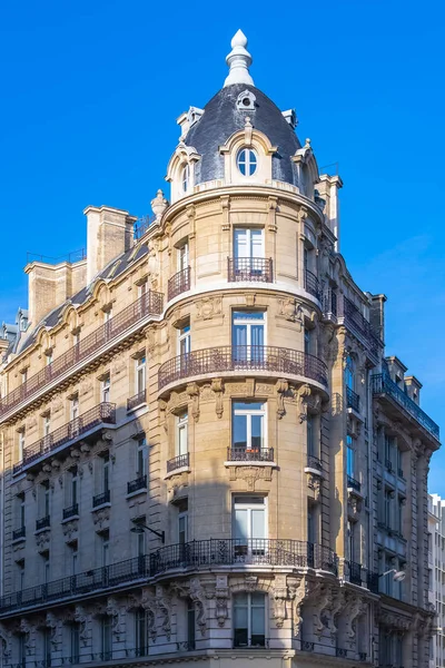 Париж Типовий Фасад Вікна Прекрасний Будинок Реймур — стокове фото
