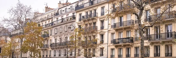 Parijs Typische Gevel Ramen Mooi Gebouw Marais — Stockfoto