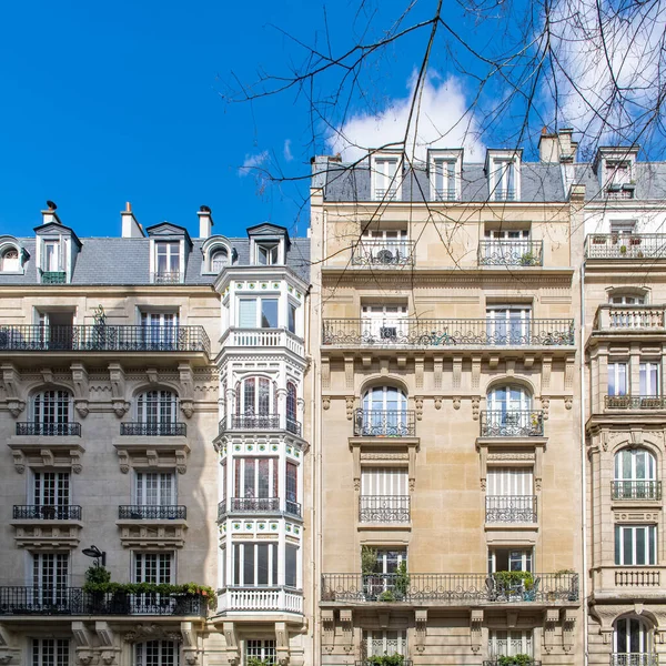 Париж Типова Прекрасна Будівля Монмартрі — стокове фото
