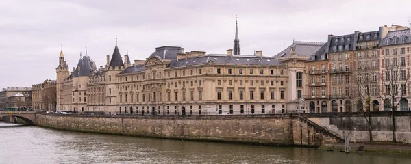 Paris View Seine Conciergerie Ile Cit — Stock Photo, Image