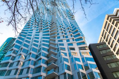 San Francisco, şehir merkezi, modern gökyüzü manzarası 