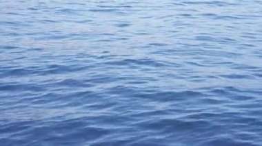 Küçük hareketli deniz yüzeyi