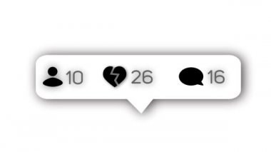 Negative counter of dislike and followers
