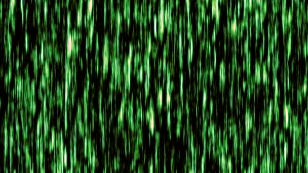Αφηρημένο φόντο πράσινων λωρίδων σε μαύρο φόντο — Αρχείο Βίντεο