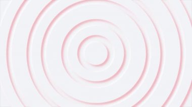 Kırmızı gölgeli beyaz daireler