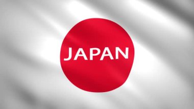 Ülkenin adını taşıyan Japonya bayrağı