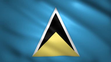 Aziz Lucia bayrağı rüzgarda sallanıyor