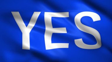 Mavi bayrağa EVET yazıldı