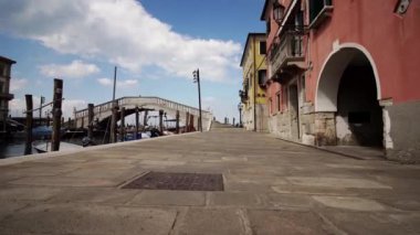 Chioggia şehri ve onun güzel köprüsü