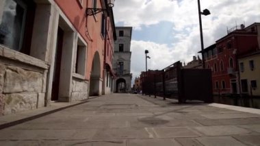 İtalyan şehrinin kıyısı Chioggia
