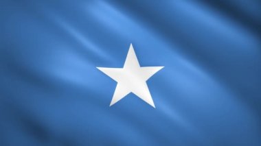 Somali bayrağı rüzgarda dalgalanıyor
