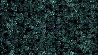 Mavi mikroskobik solucanlar rastgele hareket eder