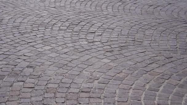 有混凝土瓷砖地面的道路 — 图库视频影像