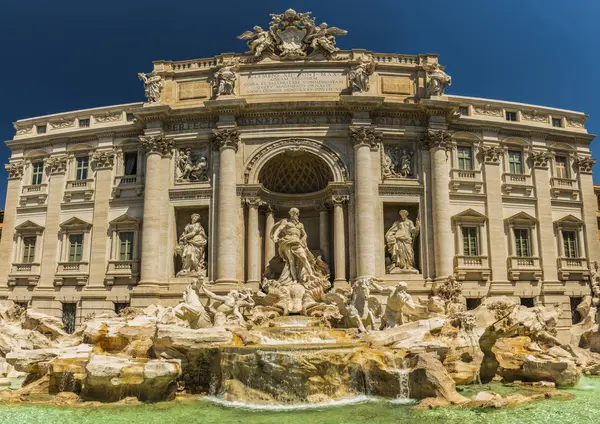 Greatest Fountain Trevi Rome City Center Region Lazio Italy — Stock Photo, Image