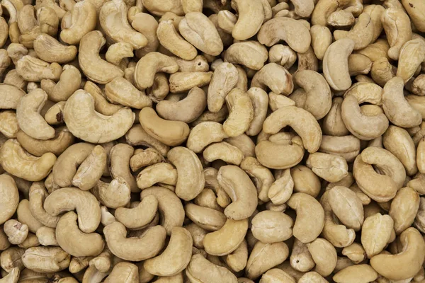 Heap Cashew Nuts Background — Stock Photo, Image