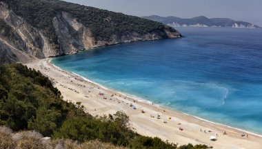 Kefalonia Adası üzerinde manzara