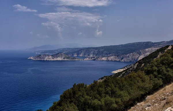 Paisagem na ilha de Kefalonia — Fotografia de Stock