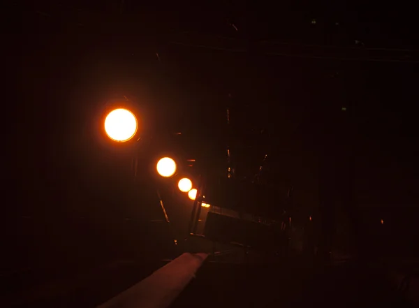 Luz da cena durante o concerto . — Fotografia de Stock