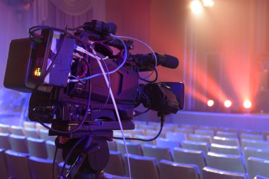 TV kamera bir konser salonu