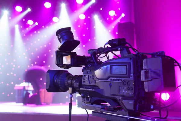 Kamery TV w sali koncertowej — Zdjęcie stockowe
