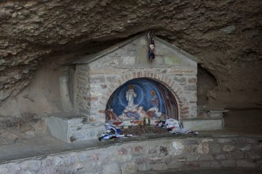 Ortodoks manastır Meteora, Kalambaka Yunanistan.