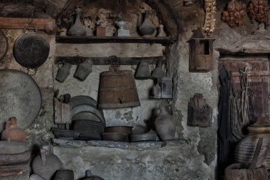 Ortodoks manastır Meteora, Kalambaka Yunanistan.
