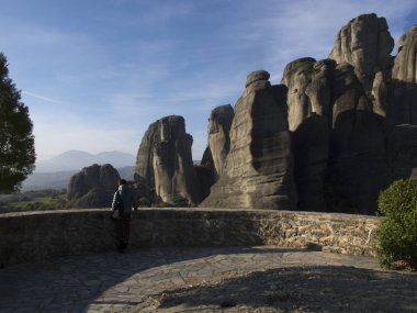 Ortodoks manastır Meteora, Kalambaka, Yunanistan.