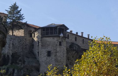 Ortodoks manastır Meteora, Kalambaka, Yunanistan.