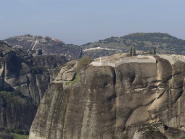 Ortodoks manastır Meteora, Kalambaka, Yunanistan.