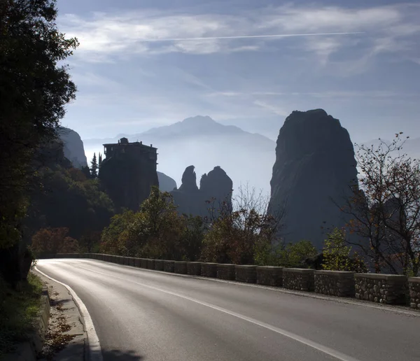 Orthodoxe Klöster meteora, kalambaka, griechenland. — Stockfoto