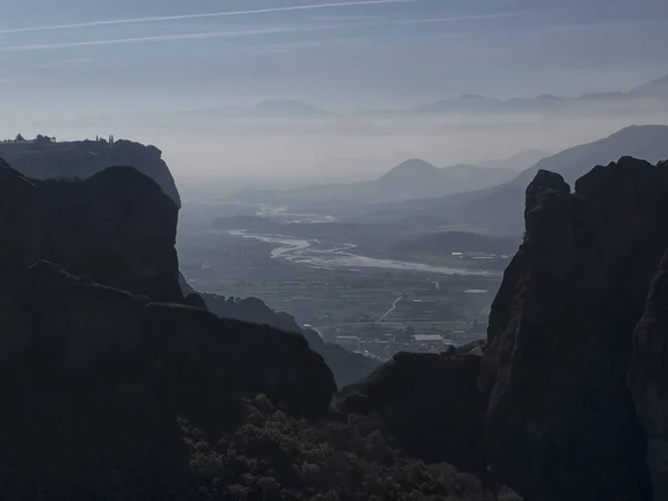 Orthodoxe Klöster meteora, kalambaka, griechenland. — Stockfoto