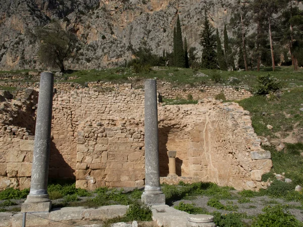 Site archéologique grec antique de Delphes, Grèce centrale . — Photo