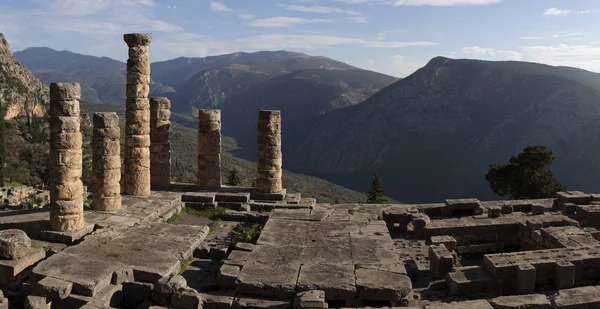 Antik Yunan arkeolojik Delphi, orta Yunanistan. — Stok fotoğraf