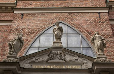 Stockolm. Şehir manzarası. Old Town. İsveç.